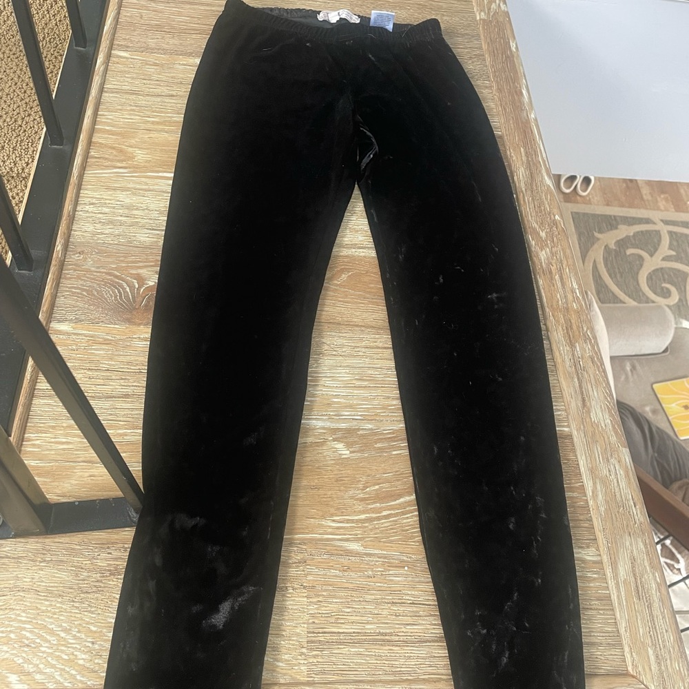 Crushed velvet leggings